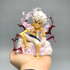 Mô hình OnePiece Luffy Gear 5 ngồi mây Bản To - Cao 15cm - ngang 9cm - nặng 200gram - OnePiece - bọc túi OPP + no box - N1-K48-T2-S2