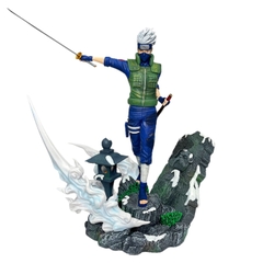 Mô Hình Naruto Hokaghe Kakashi - Cao 35cm - ngang 31cm - nặng 2kg5 - Phụ kiện : kiếm - Figure Naruto - Có hộp màu