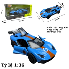 Mô Hình xe Ferrari màu xanh trời - tỉ lệ 1:36 Hợp kim có thể mở cửa - bánh sau chạy cót - Dài 12cm - rộng 5cm - cao 4cm nặng : 200gram - FULL BOX : box màu - SKU : oto47 - N3-K10-T2-S1