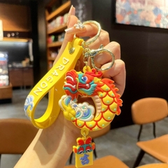 Móc Khóa Rồng vàng - Dây móc dài : 10.5cm - Mô Hình Cao : 9.7cm - Nặng : 50gram - No Box : bọc túi OPP - N3-K14-T2-S2