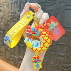 Móc Khóa Rồng vàng - Dây móc dài : 10.5cm - Mô Hình Cao : 9.7cm - Nặng : 50gram - No Box : bọc túi OPP - N3-K14-T2-S2
