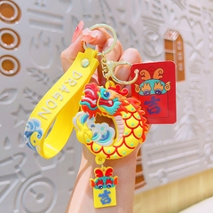 Móc Khóa Rồng vàng - Dây móc dài : 10.5cm - Mô Hình Cao : 9.7cm - Nặng : 50gram - No Box : bọc túi OPP - N3-K14-T2-S2
