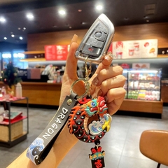 Móc Khóa Rồng đen - Dây móc dài : 10.5cm - Mô Hình Cao : 9.7cm - Nặng : 50gram - No Box : bọc túi OPP - K78-T2-S8