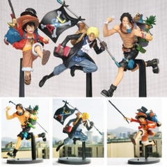Mô Hình One Piece bộ 3 anh em Luffy , sabo , ACE - Cao 20cm - Nặng 250 gram - Figure OnePiece -  No box