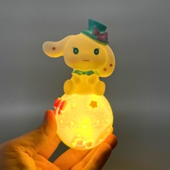 Mô Hình thỏ Sanrio - Cao 12cm - ngang 6cm - nặng 120gram - Có LED ở cầu - Figure Anime - No box : bọc túi OPP - N3-K31-T2-S3