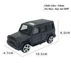 Mô Hình xe Mec AMG G63 - Chất liệu : nhựa - Dài 10.5cm - cao 4,5cm - nặng 50gram - Bọc túi OPP N3-ST5