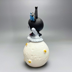 Mô Hình Lambara Kuromi đeo nơ - Cao 13cm - rộng 6cm - nặng 120gram - Có LED ở cầu - Figure Anime - No box : bọc túi OPP N3-ST5