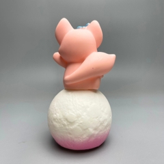 Mô Hình Cáo hồng dơ tay Cinnamoroll - Cao 12cm - rộng 6cm - nặng 120gram - Có LED ở cầu - Figure Anime - No box : bọc túi OPP