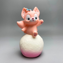 Mô Hình Cáo hồng dơ tay Cinnamoroll - Cao 12cm - rộng 6cm - nặng 120gram - Có LED ở cầu - Figure Anime - No box : bọc túi OPP