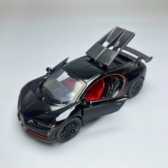 Mô Hình xe Bugati màu đen - tỉ lệ 1:36 Hợp kim có thể mở cửa - bánh sau chạy cót - Dài 12cm - rộng 5cm - cao 3.5cm - nặng : 200gram - FULL BOX : box màu - Sku : oto53 - N3-K9-T3-S1