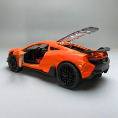 Mô Hình xe mclaren màu cam - tỉ lệ 1:36 Hợp kim có thể mở cửa - bánh sau chạy cót - Dài 12cm - rộng 5cm - cao 3.5cm - nặng : 200gram - FULL BOX : box màu n3-k11-t3-s3