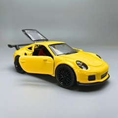 Mô Hình xe Porsche 911 màu vàng - tỉ lệ 1:36 Hợp kim có thể mở cửa - bánh sau chạy cót - Dài 12cm - rộng 5cm - cao 3.5cm - nặng : 200gram - FULL BOX : box màu - SKU : oto65 - N3-K9-T2-S3