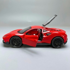 Mô Hình xe Ferrari 458 màu đỏ - tỉ lệ 1:36 Hợp kim có thể mở cửa - bánh sau chạy cót - Dài 12cm - rộng 5cm - cao 3.5cm - nặng : 200gram - FULL BOX : box màu - SKU : oto71 - N3-K10-T5-S2