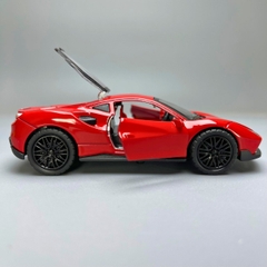 Mô Hình xe Ferrari 458 màu đỏ - tỉ lệ 1:36 Hợp kim có thể mở cửa - bánh sau chạy cót - Dài 12cm - rộng 5cm - cao 3.5cm - nặng : 200gram - FULL BOX : box màu - SKU : oto71 - N3-K10-T5-S2
