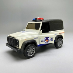 Mô Hình xe JEEP thùng Police màu trắng - tỉ lệ 1:36 Hợp kim có thể mở cửa - bánh sau chạy cót - Dài 11cm - rộng 5cm - cao 4cm - nặng : 200gram - FULL BOX : box màu