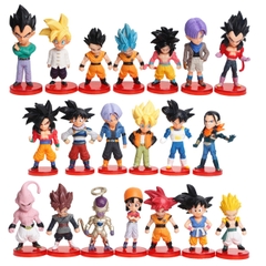 Combo 20 nhân vật trong Dragon ball - cao 7-9cm - nặng 360gram - Dragon Ball - no box , bọc túi opp- SKU : db175- ( VAT : mh09 ) -K30-T1-S3