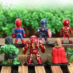 Mô Hình Avenger Bộ 6 các nhân vật siêu anh hùng - Cao 7cm - nặng 300gram - No Box - Figure Avenger - Bọc túi - No box