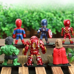 Mô Hình Avenger Bộ 6 các nhân vật siêu anh hùng - Cao 7cm - nặng 300gram - No Box - Figure Avenger - Bọc túi - No box - N3-K46-T2-S1-S2-S3