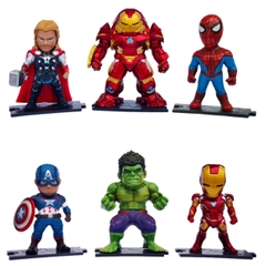 Mô Hình Avenger Bộ 6 các nhân vật siêu anh hùng - Cao 7cm - nặng 300gram - No Box - Figure Avenger - Bọc túi - No box