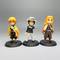 Mô hình Thanh Gươm Diệt Quỷ Bộ 6 chibi - Cao 7cm - nặng 200gram  - Kimetsu No Yaiba - No Box