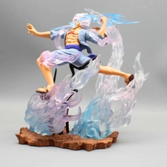 Mô Hình OnePiece Luffy Gear 5 chiến đấu - Cao 25cm - ngang 23cm - nặng 1kg6 - Phụ kiện : tia sét , Figure OnePiece - no box-N1-K40-T5-S1
