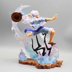 Mô Hình OnePiece Luffy Gear 5 chiến đấu - Cao 25cm - ngang 23cm - nặng 1kg6 - Phụ kiện : tia sét , Figure OnePiece - no box-N1-K40-T5-S1