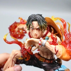 Hàng Cao Cấp -  Mô Hình OnePiece ACE hỏa quyền chiến đấu - Cao 18cm - ngang 19cm - nặng 470gram , Figure OnePiece - box màu n4