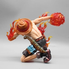 Hàng Cao Cấp -  Mô Hình OnePiece ACE hỏa quyền chiến đấu - Cao 18cm - ngang 19cm - nặng 470gram , Figure OnePiece - box màu n4