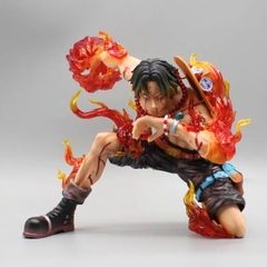Hàng Cao Cấp -  Mô Hình OnePiece ACE hỏa quyền chiến đấu - Cao 18cm - ngang 19cm - nặng 470gram , Figure OnePiece - box màu n4