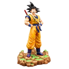 Mô hình DragonBall Songoku dáng đứng , hàng cao cấp - Cao 70cm - ngang 38cm - nặng 10kg - phụ kiện :  1 gậy đeo lưng - Dragon Ball - Box bìa + hộp xốp