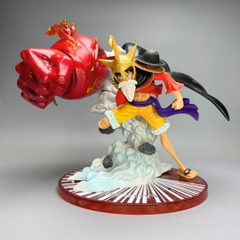 Mô Hình OnePiece Luffy Gear 3 chiến đấu - Cao 23cm - rộng 20cm - nặng 1kg5, Figure OnePiece - full box - có hộp carton - N4-K14