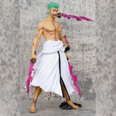 Mô Hình OnePiece  Zoro wano - Cao 24cm - nặng 400gram - Phụ kiện : 4 đầu + 3 kiếm + 3 haki -  Figure OnePiece - túi opp +  Có Hộp màu N1-K55-T1-S3