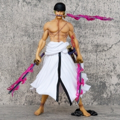 Mô Hình OnePiece  Zoro wano - Cao 24cm - nặng 400gram - Phụ kiện : 4 đầu + 3 kiếm + 3 haki -  Figure OnePiece - túi opp +  Có Hộp màu N1-K55-T1-S3