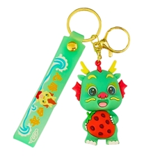 Móc Khóa Rồng xanh - Dây móc dài : 10cm - Mô Hình Cao : 7cm - Nặng : 50gram - No Box  - SKU: moc58 - (Vat: 88223-7)- K78-T6-S7