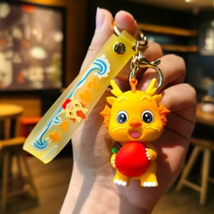 Móc Khóa Rồng vàng- Dây móc dài : 10cm - Mô Hình Cao : 7cm - Nặng : 50gram - No Box : bọc túi OPP - N3-K14-TT1-S3