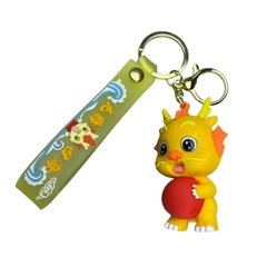 Móc Khóa Rồng vàng- Dây móc dài : 10cm - Mô Hình Cao : 7cm - Nặng : 50gram - No Box - SKU: moc59 - (Vat: 88223-7) - K78-T3-S9