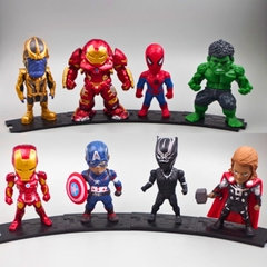 Mô Hình Avenger Bộ 8 các nhân vật siêu anh hùng - Cao 7cm - nặng 300gram - No Box - Figure Avenger - Bọc túi - No box
