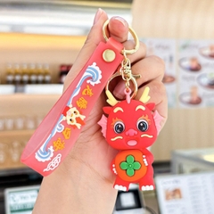 Móc Khóa Rồng đỏ  - Dây móc dài : 10cm - Mô Hình Cao : 7cm - Nặng : 50gram - No Box : bọc túi OPP - N3-K14-T1-S1