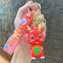 Móc Khóa Rồng đỏ  - Dây móc dài : 10cm - Mô Hình Cao : 7cm - Nặng : 50gram - No Box : bọc túi OPP - N3-K14-T1-S1