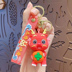 Móc Khóa Rồng đỏ  - Dây móc dài : 10cm - Mô Hình Cao : 7cm - Nặng : 50gram - No Box : bọc túi OPP - N3-K14-T1-S1