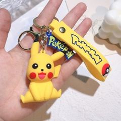 Móc Khóa Pikachu ngồi - Dây móc dài : 10cm - Mô Hình Cao : 6cm - Nặng : 50gram - No Box : bọc túi OPP