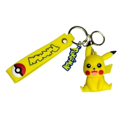 Móc Khóa Pikachu ngồi - Dây móc dài : 10cm - Mô Hình Cao : 6cm - Nặng : 50gram - No Box - SKU: moc77 - (Vat: 88223-7) - K78-T6-S3