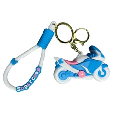 Móc Khóa Motor xanh trắng - Dây móc dài : 10cm - Mô Hình Cao : 4cm dài 7cm - Nặng : 50gram - No Box- SKU: moc82 - (Vat: 88223-7) - K78-T6-S6