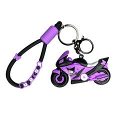 Móc Khóa Motor tím - Dây móc dài : 10cm - Mô Hình Cao : 4cm dài 7cm - Nặng : 50gram - No Box - SKU: moc81 - (Vat:88223-7)