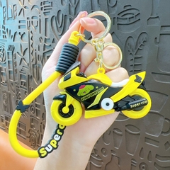 Móc Khóa Motor vàng - Dây móc dài : 10cm - Mô Hình Cao : 4cm dài 7cm - Nặng : 50gram - No Box : bọc túi OPP - N3-K13-T6-S1
