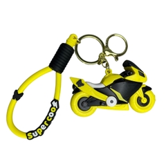 Móc Khóa Motor vàng - Dây móc dài : 10cm - Mô Hình Cao : 4cm dài 7cm - Nặng : 50gram - No Box - SKU: moc80 - (Vat: 88223-7) - K78-T6-S4