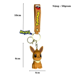 Móc Khóa Pokemon Flareon - Dây móc dài : 10cm - Mô Hình Cao : 6cm - Nặng : 50gram - No Box : bọc túi OPP - K79-T2-S13
