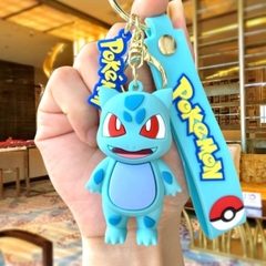 Móc Khóa Pokemon ếch xanh Fushigidane - Dây móc dài : 10cm - Mô Hình Cao : 7cm - Nặng : 50gram - No Box : bọc túi OPP - N3-K14-T5-S2