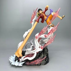 Mô Hình OnePiece Luffy chiến đấu - Cao 27cm- ngang 25cm - nặng 400gram - full box - có hộp màu - N1-K49-T5-S3