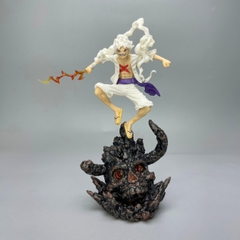 Mô Hình OnePiece 2 trong 1 Luffy gear 5 và Zoro enma đại chiến kaido rồng - Cao 20cm - ngang 15cm Nặng tổng thể : 350gram - Phụ kiện : 3 kiếm + 1 đảo đầu lâu + mô hình Luffy và Zoro -no box  N4-k14